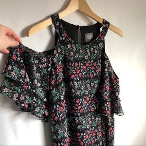 Vince Camuto floral  billowy tea/date dress